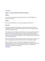 Tài liệu Using Transactions with Pooled Connections pptx