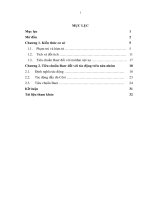 Về tiêu chuẩn baer đối với tác động trên nửa nhóm luận văn thạc sỹ toán học 