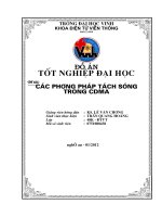 Các phương pháp tách sóng trong CDMA luận văn tốt nghiệp đại học 