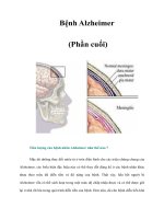 Tài liệu Bệnh Alzheimer (Phần cuối) pptx