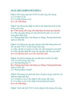 Tài liệu 20 CÂU TRẮC NGHIỆM THUẾ ppt