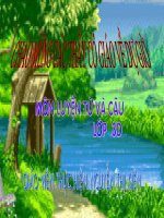 Bài giảng Luyện từ và câuL[ps 3 Tuần 22 - Kiên