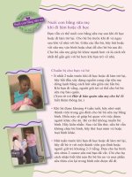 Tài liệu Nuôi con bằng sữa mẹ khi đi làm hoặc đi học doc