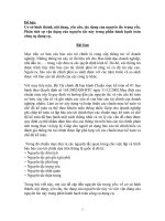 Cơ sở hình thành, nội dung, yêu cầu, tác dụng của nguyên tắc trọng yếu. Phân tích sự vận dụng của nguyên tắc này trong phần hành hạch toán công cụ dụng cụ