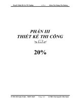 Tài liệu PHẦN III: THIẾT KẾ THI CÔNG pptx