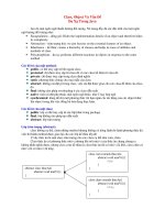 Tài liệu Class, Object Và Vấn Đề Đa Xạ Trong Java ppt