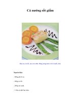 Tài liệu Cá nướng sốt giấm pdf