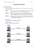 Tài liệu lecture 2: Communication Concepts ppt