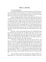 Vai trò của uy minh vương lý nhật quang trong việc ổn định và phát triển vùng đất nghệ an ở thế kỷ XI 