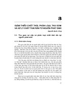 Tài liệu Chương 3: Giảm thiểu chất thải, phân loại, thu gom và xử lý chất thải rắn từ nguồn phát sinh doc