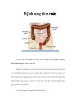 Tài liệu Bệnh ung thư ruột ppt