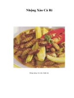 Tài liệu Nhộng Xào Cà Ri ppt