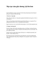 Mẹo tạo cảm giác dương vật lớn hơn 