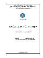 Hoàn thiện tổ chức kế toán chi phí sản xuất và tính giá thành sản phẩm tại công ty seasafico hà nội 