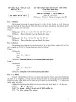 Bài soạn HSG Tin học THCS tỉnh Khánh Hòa 2010