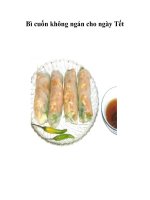 Tài liệu Bì cuốn không ngán cho ngày Tết ppt