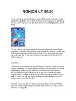 Tài liệu NGHỊCH LÝ 80/20 docx
