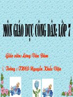 Bài giảng Quyền được chăm sóc và bảo vệ trẻ em