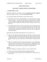 BẢN CHẤT VÀ PHƯƠNG PHÁP CỦA KINH TẾ HỌC