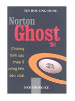 Norton ghost chương trình sao chép ổ cứng tiên tiến nhất 