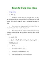 Tài liệu Bệnh đại tràng chức năng pptx