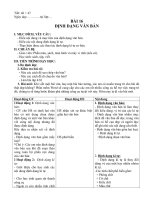Bài soạn bai 16 dnh dang van ban