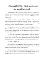 Tài liệu Công nghệ RFID – Cánh tay phải đắc lực trong kinh doanh pdf