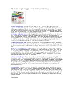 Tài liệu Một số chức năng thường gặp của website và mục đích sử dụng pdf