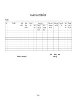 Tài liệu Danh sách hồ sơ ppt