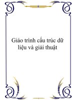 Tài liệu Thuật toán và cấu trú dữ liệu doc