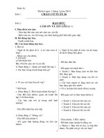 Bài soạn Lop 1 tuan 26