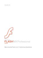 Tài liệu Macromedia Flash Lite 1.1 Authoring Guidelines pptx