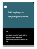 Tài liệu Cấu trúc mạng hướng dịch vụ Nền tảng của trung tâm dữ liệu kết nối mạng docx