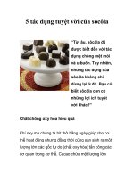 Tài liệu 5 tác dụng tuyệt vời của sôcôla ppt