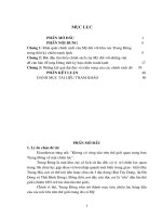 Bước đầu tìm hiểu chính sách của mỹ đối với những vấn đề căn bản ở trung đông thời kì hậu chiến tranh lạnh 