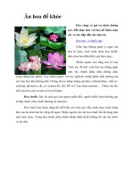 Tài liệu Ăn hoa để khỏe pptx