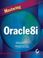 Tài liệu ORACLE8i- P1 docx