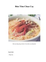 Tài liệu Bún Tôm Chua Cay pdf