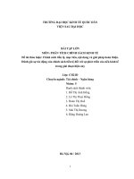 Chính sách tiền tệ, mục tiêu, nội dung và giải pháp hoàn thiện  đánh giá sự tác động của chính sách tiền tệ đối với sự phát triển của nền kinh tế trong giai đoạn hiện nay 