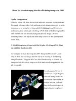 Tài liệu Ba xu thế lớn cách mạng hóa nền viễn thông trong năm 2009 docx