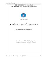 Hoàn thiện tổ chức kế toán tập hợp chi phí sản xuất và tính giá thành sản phẩm tại công ty cổ phần xuất khẩu thủy sản 2 quảng ninh  