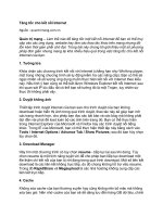 Tài liệu Tăng tốc cho kết nối Internet doc