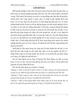 Hoàn thiện công tác kế toán doanh thu chi phí và xác định kết quả kinh doanh tại công ty cổ phần du lịch đồ sơn 