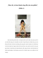 Tài liệu Màu sắc có đem thành công đến cho sản phẩm? (Phần 1) docx