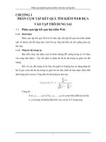 Tài liệu Phân cụm tập kết quả tìm kiếm web dựa vào tập thô pdf