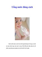 Tài liệu Uống nước đúng cách pptx