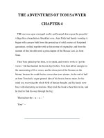 Tài liệu LUYỆN ĐỌC TIẾNG ANH QUA TÁC PHẨM VĂN HỌC-THE ADVENTURES OF TOM SAWYER CHAPTER 4 pptx