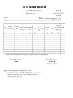 Tài liệu Báo cáo tình hình sử dụng hóa đơn quý ppt