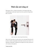 Tài liệu Thói xấu nơi công sở doc