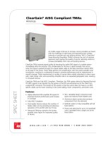 Tài liệu ClearGain® AISG Compliant TMAs doc